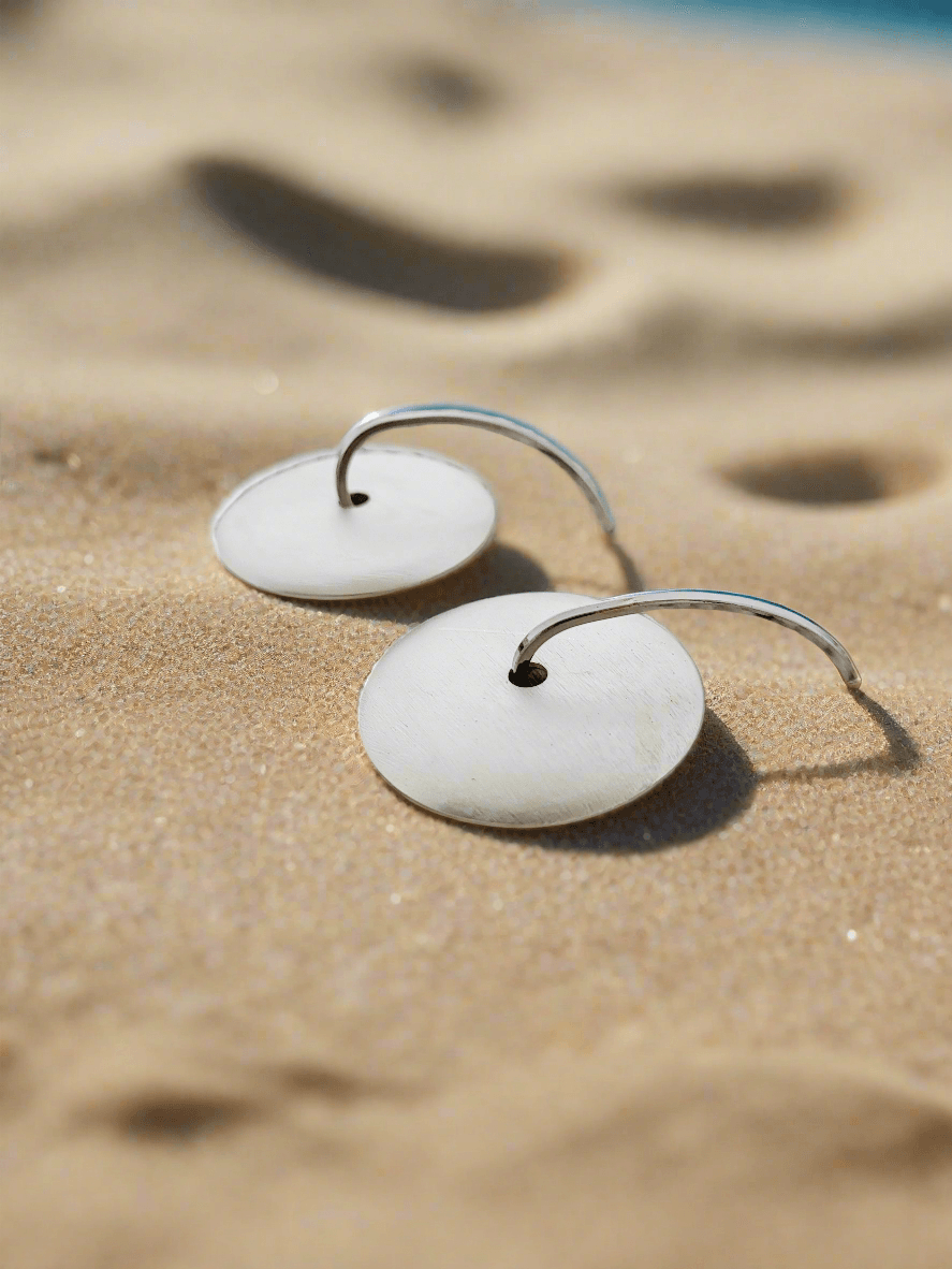 Satin disc hoops - Mirae