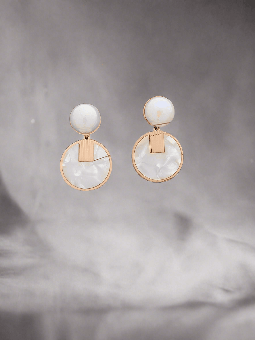 Mother of pearl earrings - Mirae