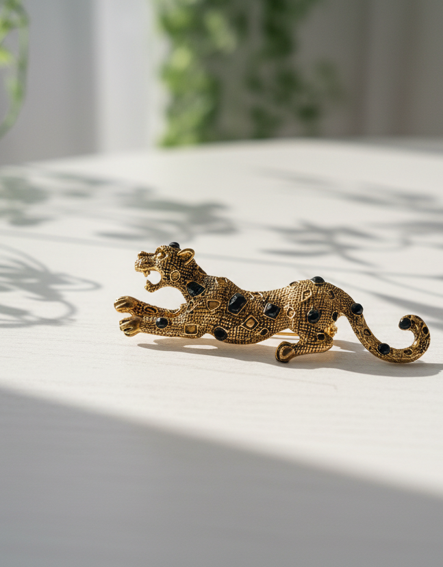 The Golden Prowler Brooch