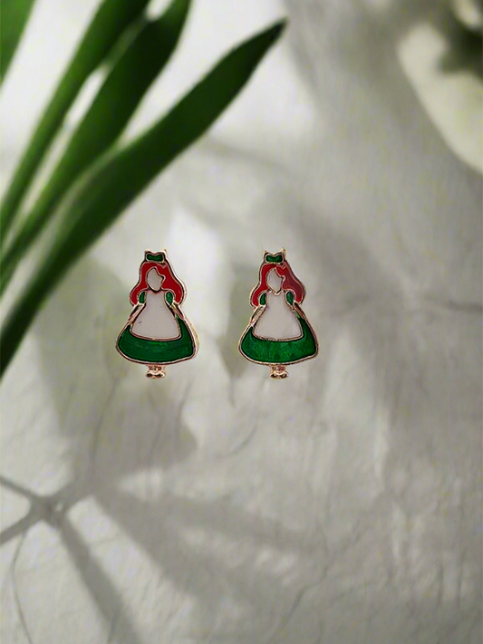 Girl Mini studs earrings