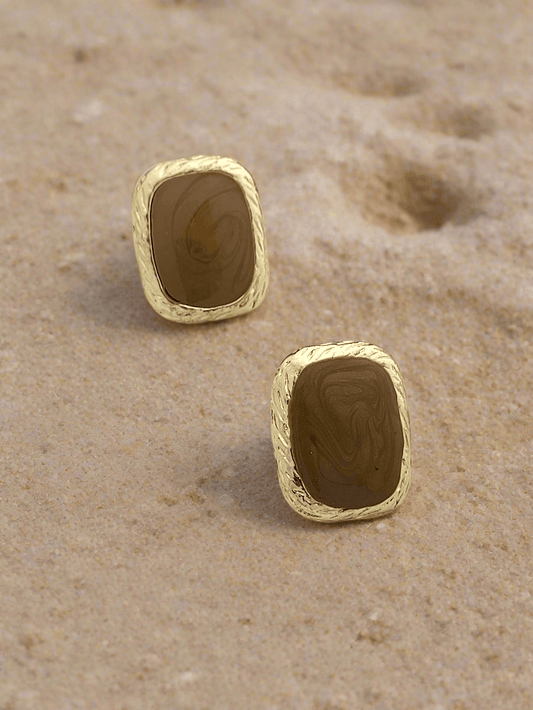 Textured Edge studs - Mirae 