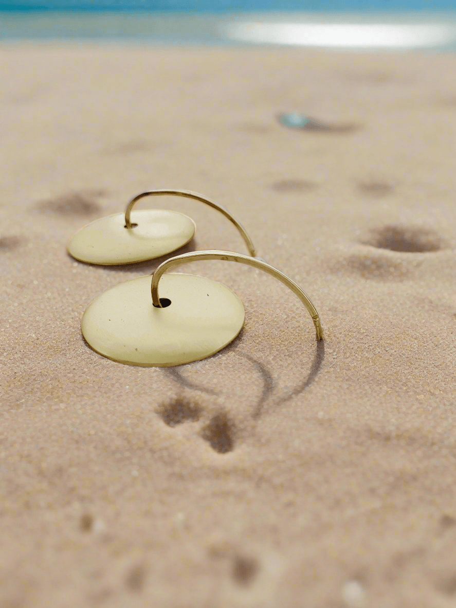 Satin disc hoops - Mirae 