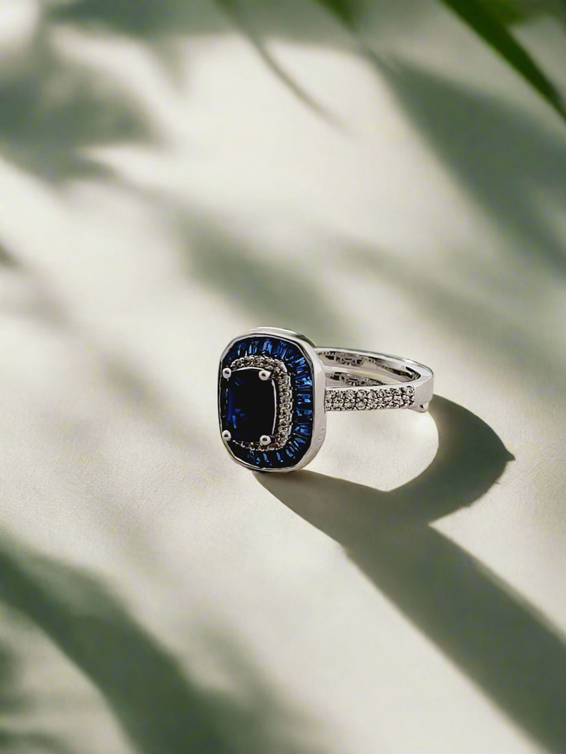 Exquisite Great Gatsby Inspired Ruby Cocktail Ring
