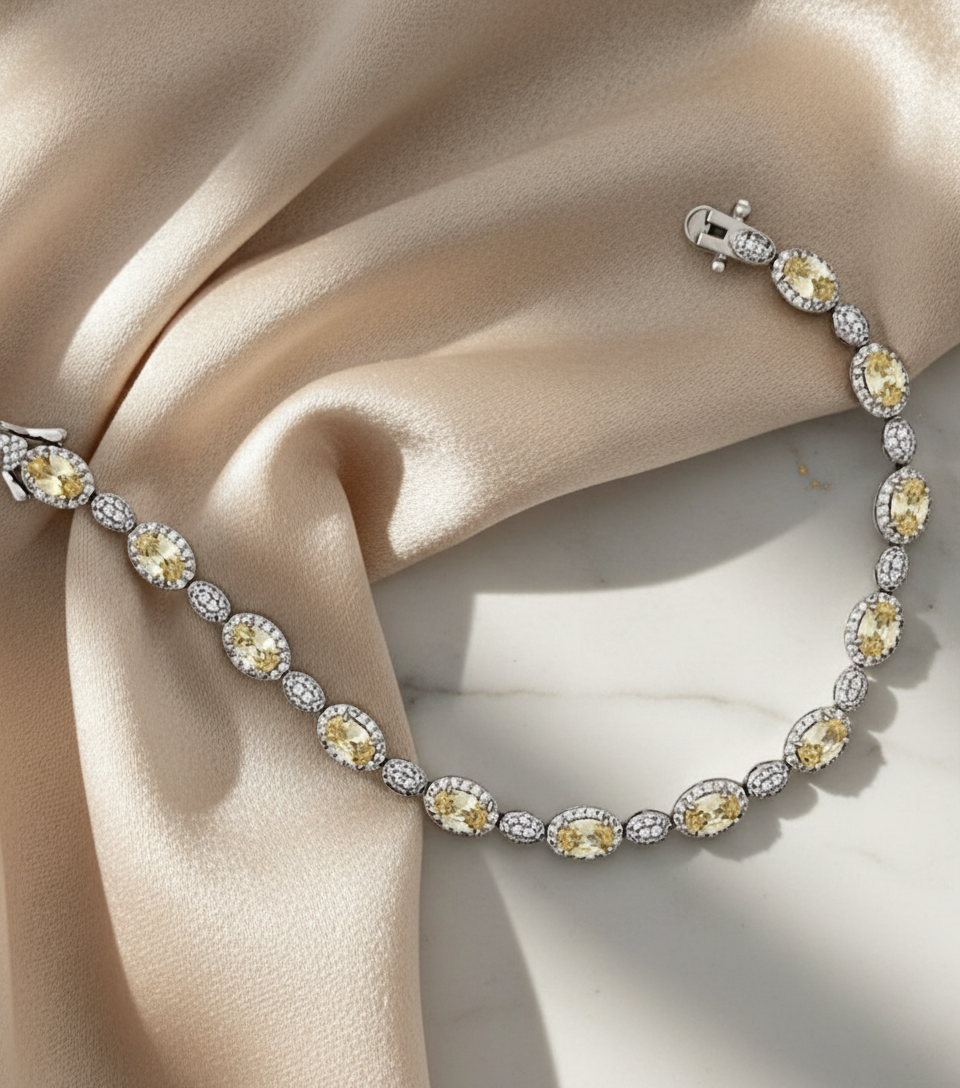 Elegant stone Tennis Bracelet