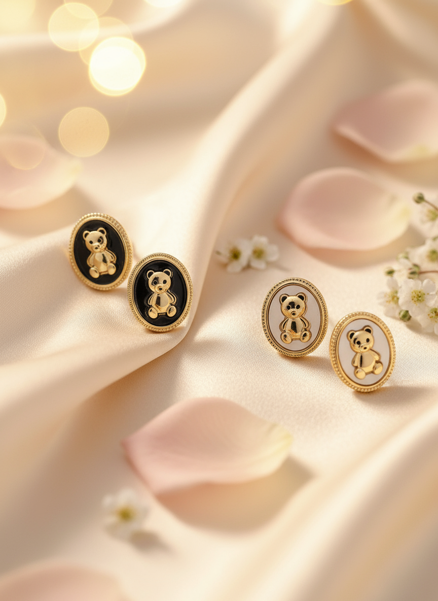 Teddy bear studs