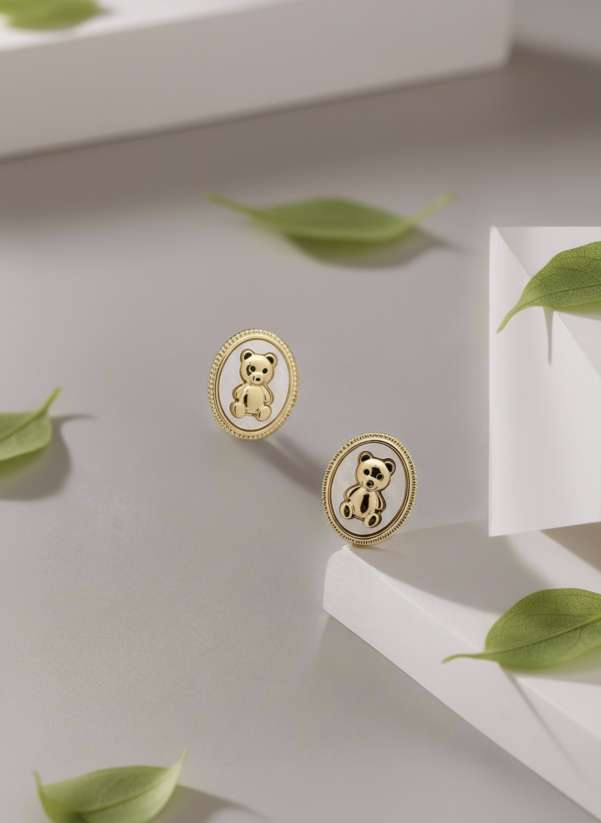 Teddy bear studs
