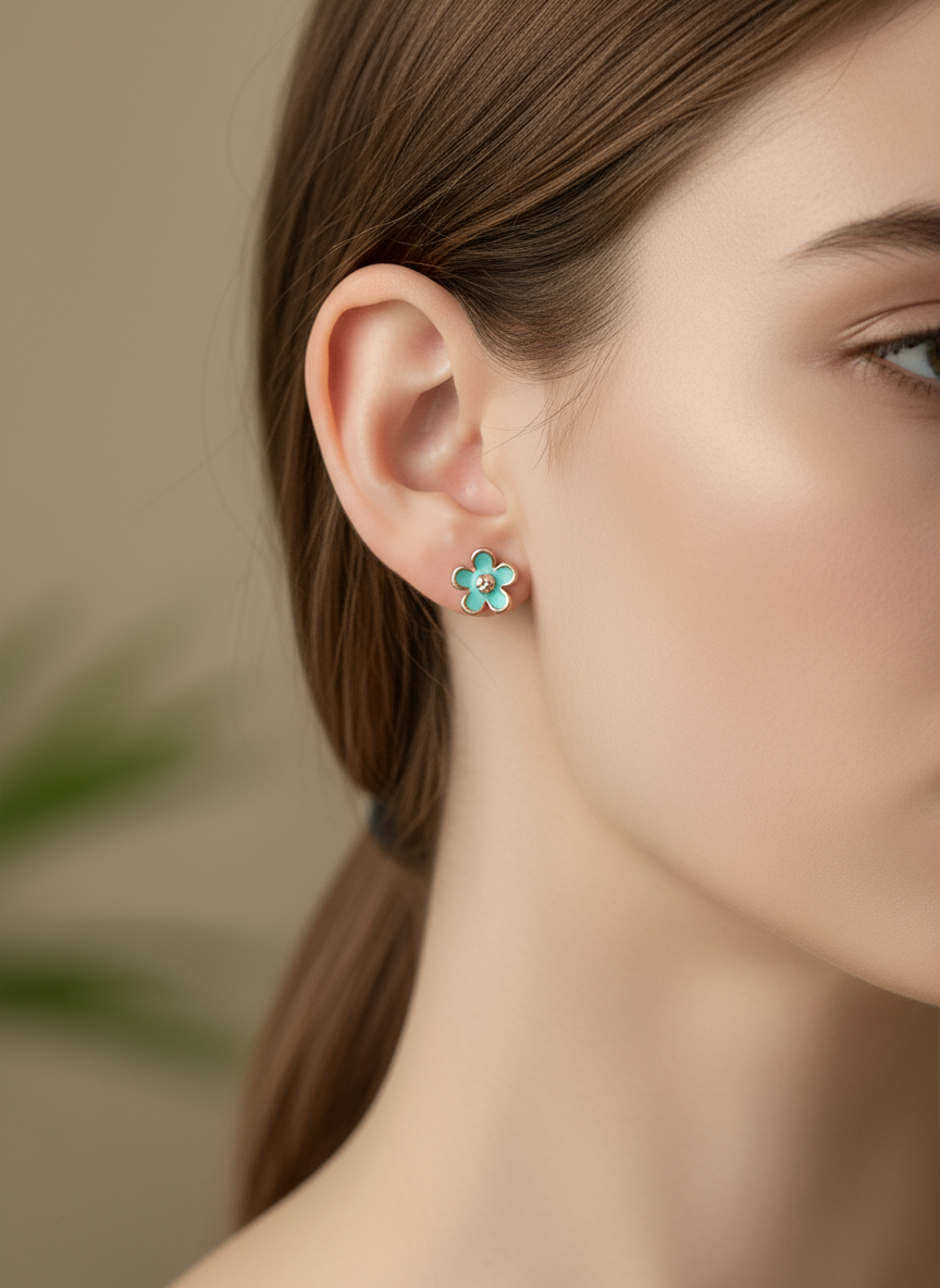 Forget-Me-Not Mini Stud Earrings