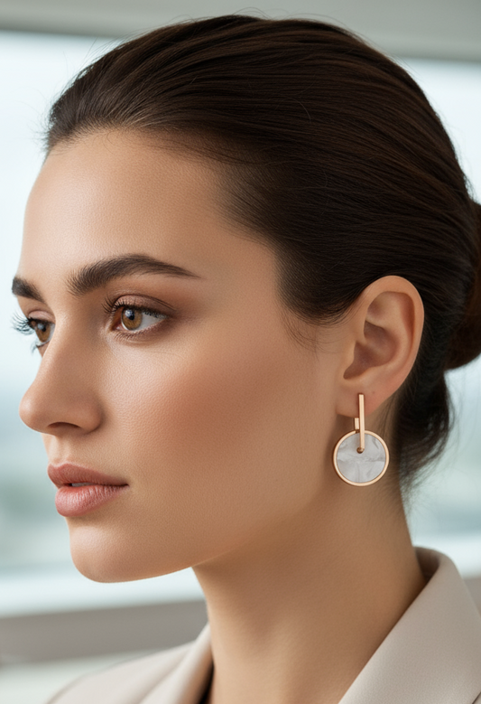 Mother of pearl earrings