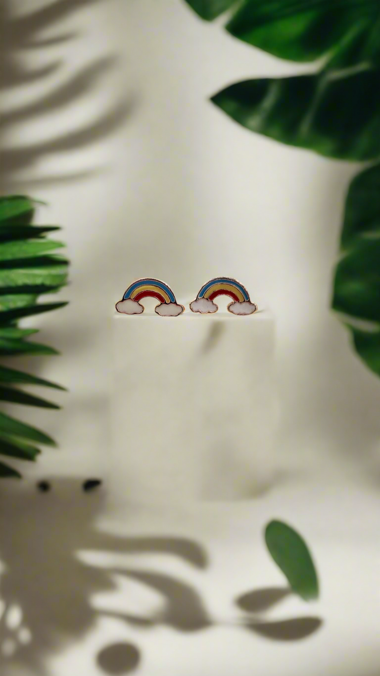 Rainbow mini studs
