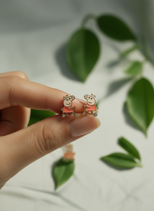 Peppa Pig Mini stud Earrings