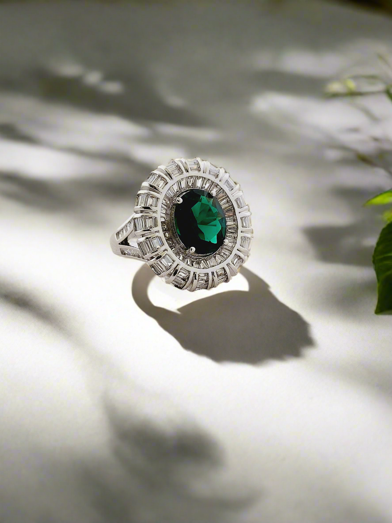 Crystal Cocktail Ring
