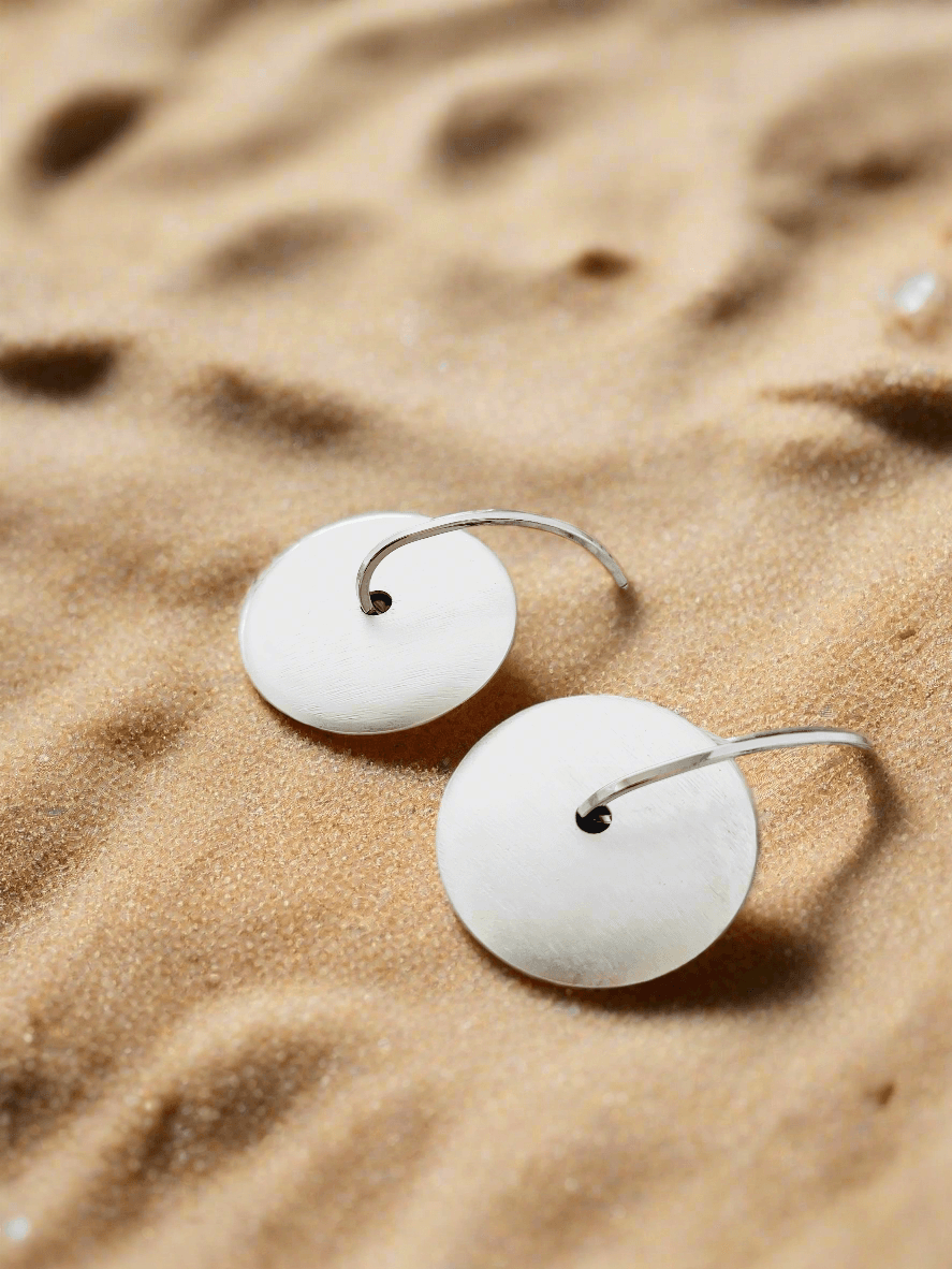 Satin disc hoops - Mirae 