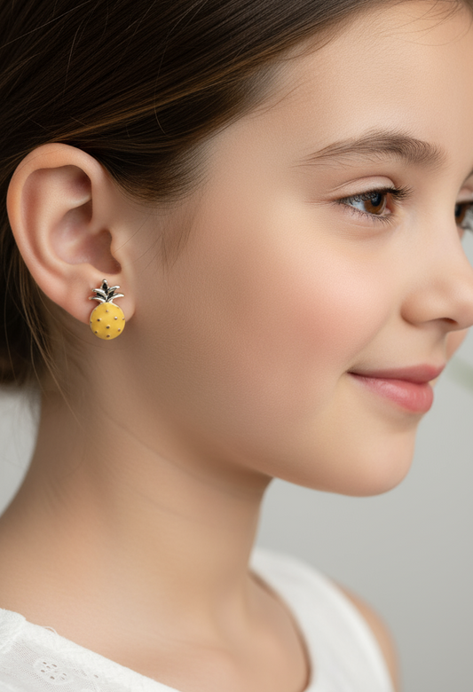 Pineapple Mini Stud Earrings