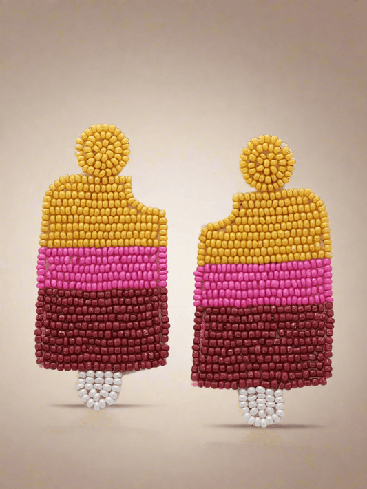Bitten Popsicle Beaded Earrings - Mirae 