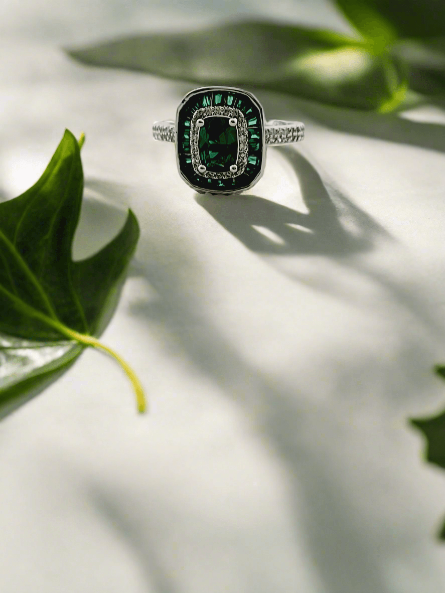 Exquisite Great Gatsby Inspired Ruby Cocktail Ring - Mirae 