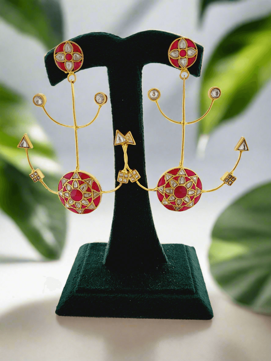 Anchor Motif Drop Earrings - Mirae 