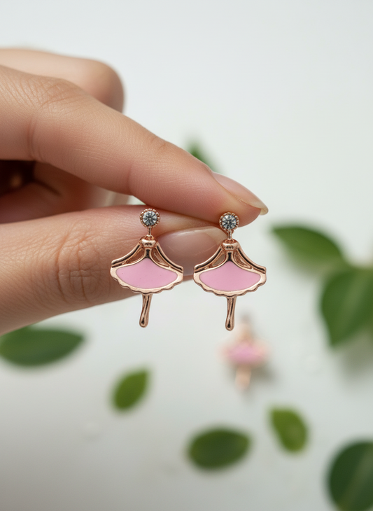 Ballerina mini stud Earrings
