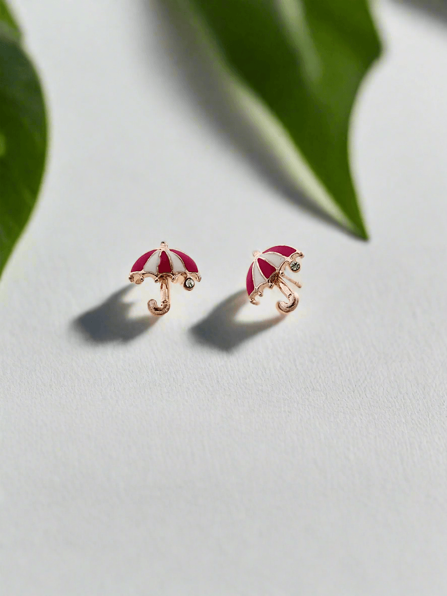 Umbrella Mini Stud Earrings - Mirae 