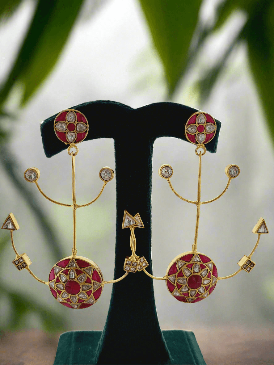 Anchor Motif Drop Earrings - Mirae 