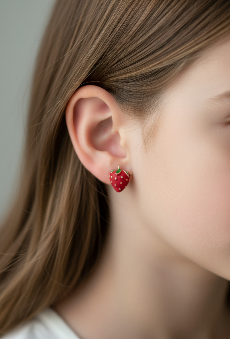 Strawberry Mini Studs
