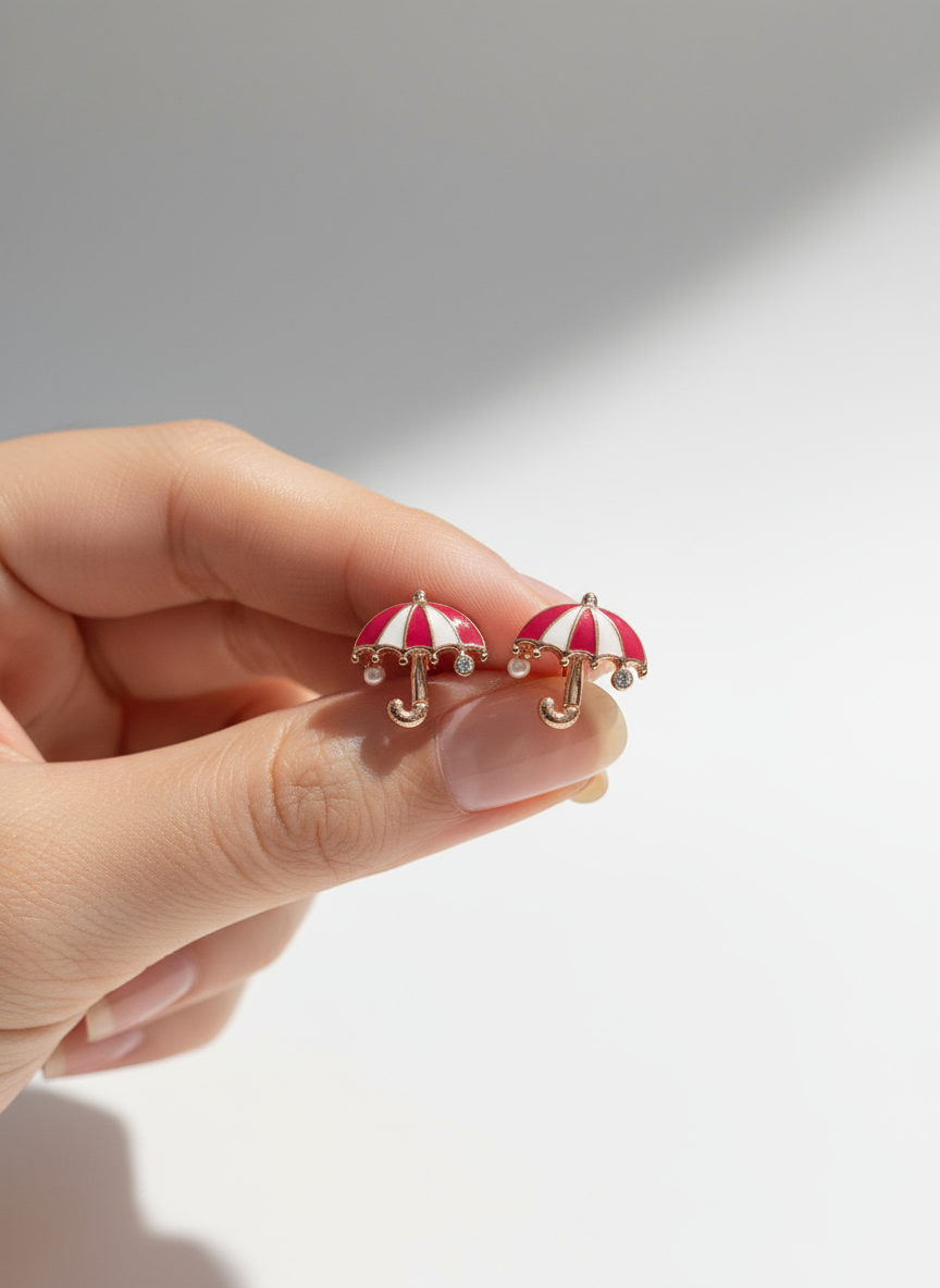 Umbrella Mini Stud Earrings