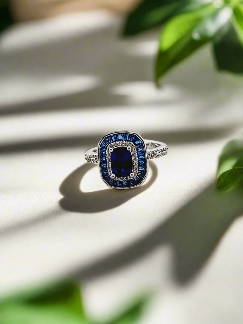 Exquisite Great Gatsby Inspired Ruby Cocktail Ring