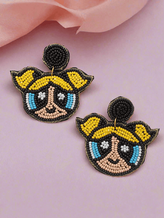 Power puff girls earrings - Mirae 