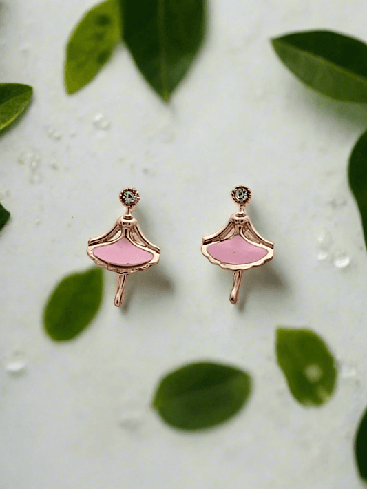 Ballerina mini stud Earrings - Mirae 