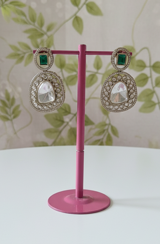 Opulent Layered Polki Style Necklace Set