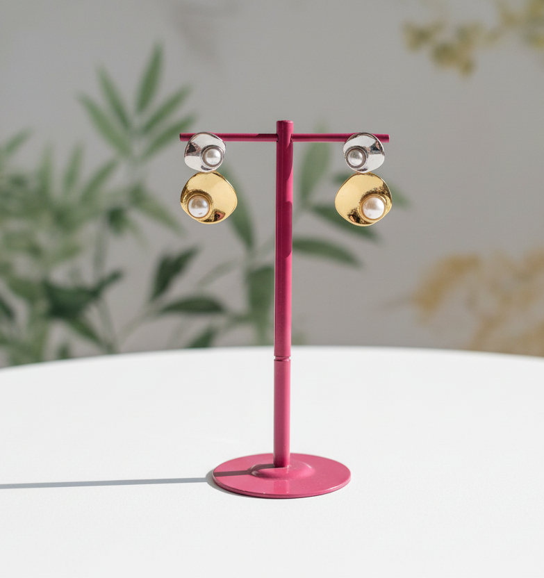 The Luna Mixed-Metal Earrings