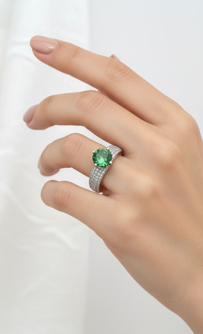 Emerald Isle Sparkle Ring