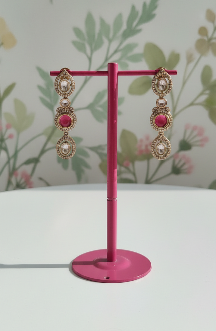 Heirloom-Style Kundan & Gemstone Set