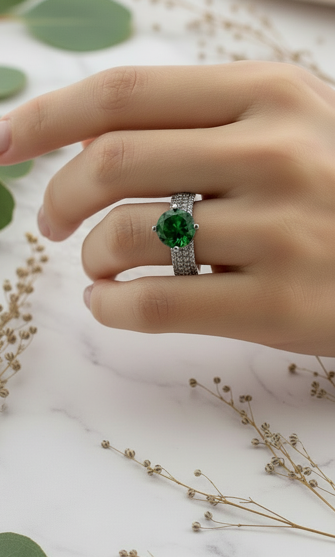 Emerald Isle Sparkle Ring