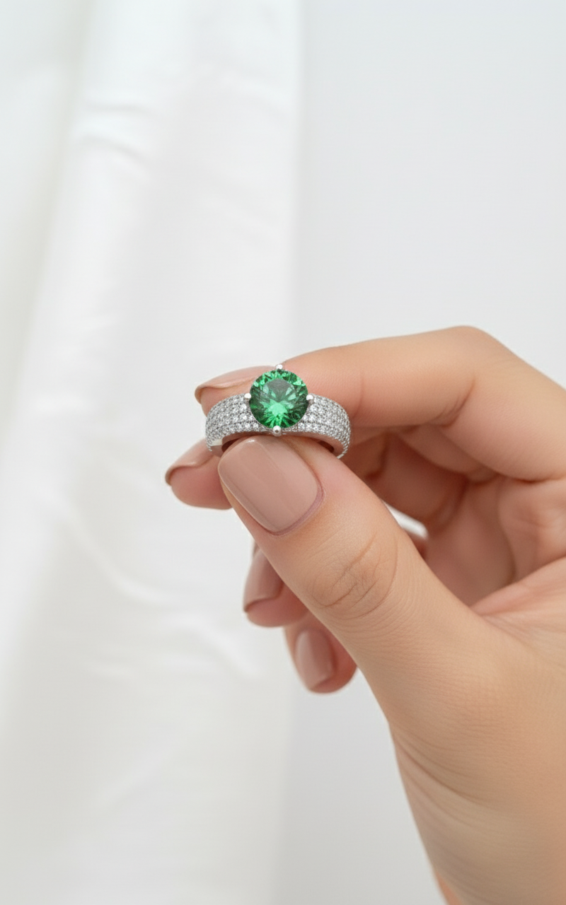 Emerald Isle Sparkle Ring