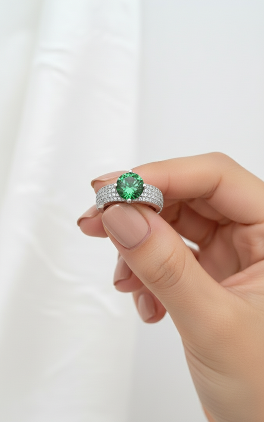 Emerald Isle Sparkle Ring