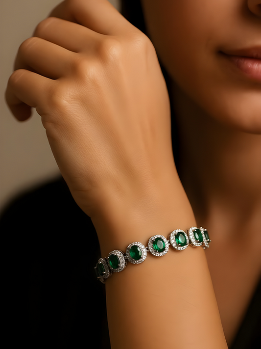 Elegant stone Tennis Bracelet