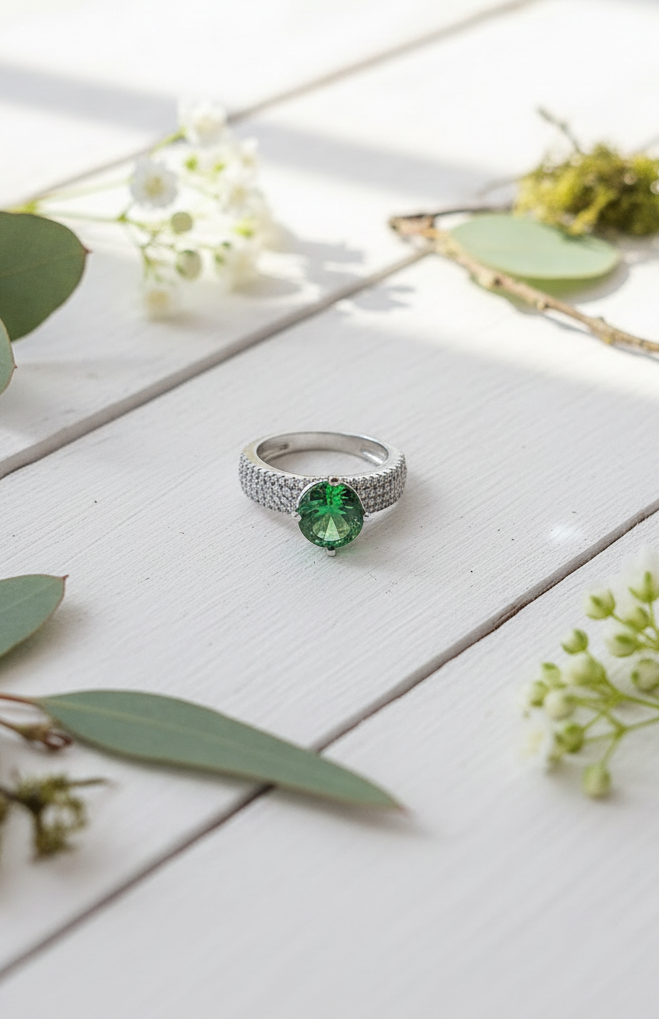 Emerald Isle Sparkle Ring
