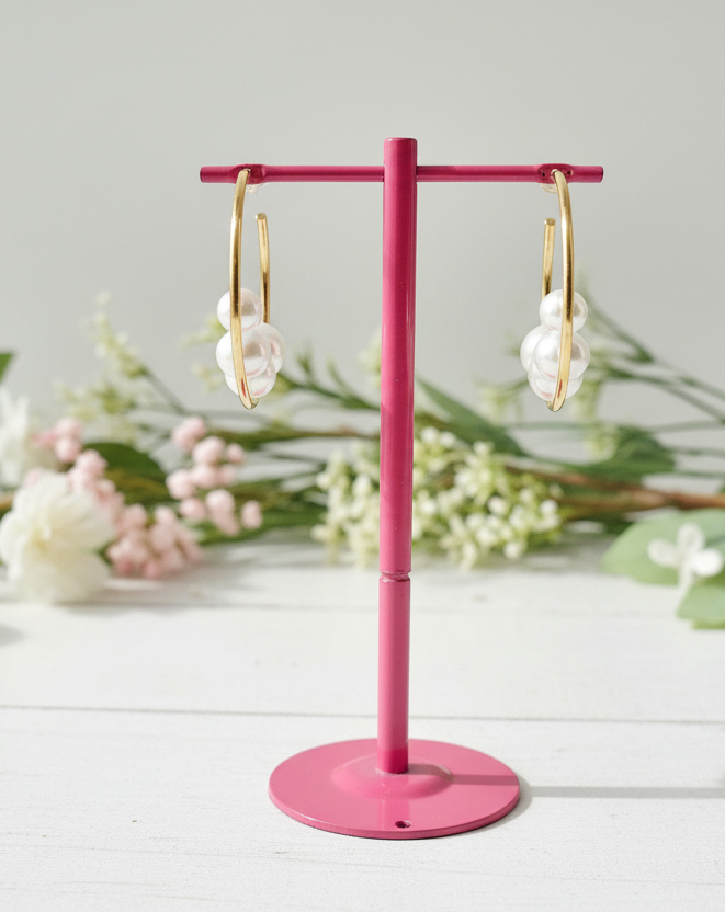 Multi-Pearl Hoops