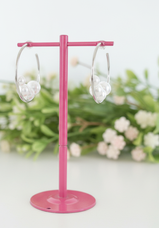 Multi-Pearl Hoops