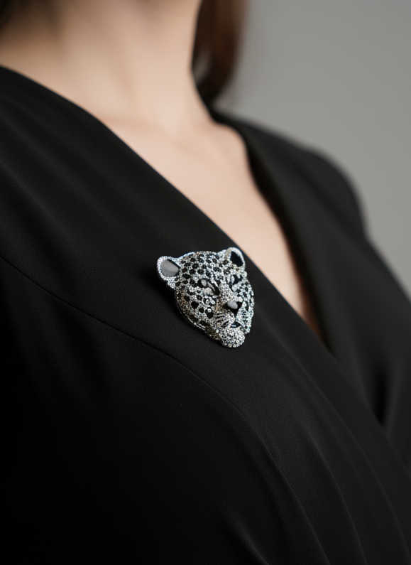 The Midnight Prowler Brooch