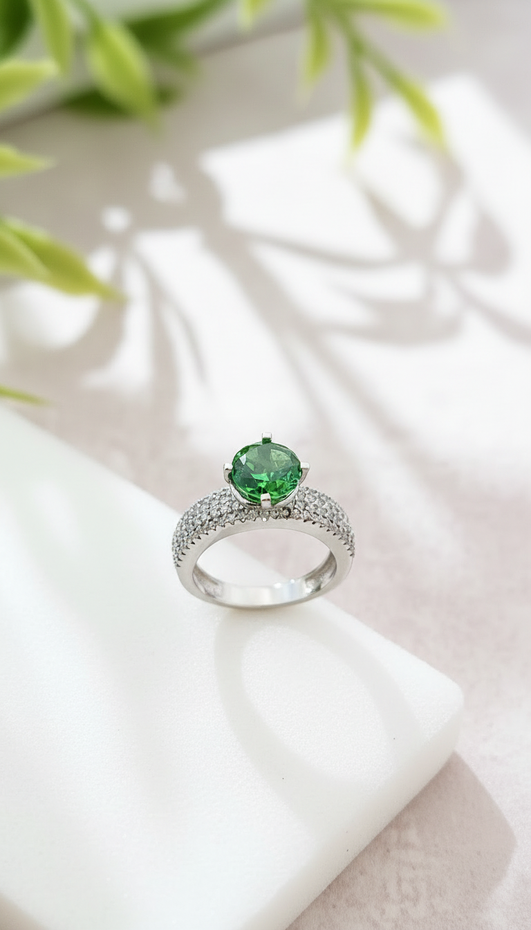 Emerald Isle Sparkle Ring