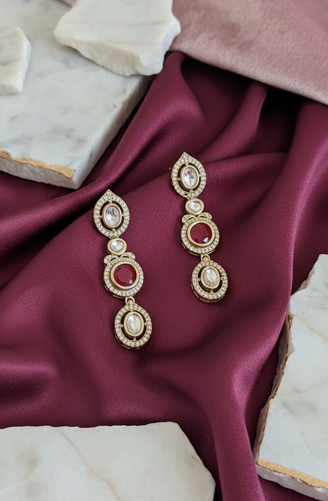 Heirloom-Style Kundan & Gemstone Set